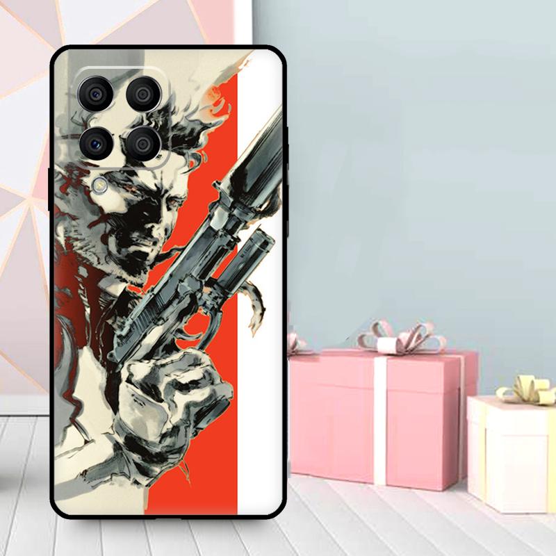 Metal Gear Solid Case For Samsung Galaxy M16 M31 M21 M13 M33 M53 M15 M35 M55 M36 M56 M12 M32 M52 M14 M34 M54