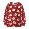 Women's Casual Long Sleeve Woolen Christmas Sweatshirt Fall  Vacation Long Sleeve Pullover