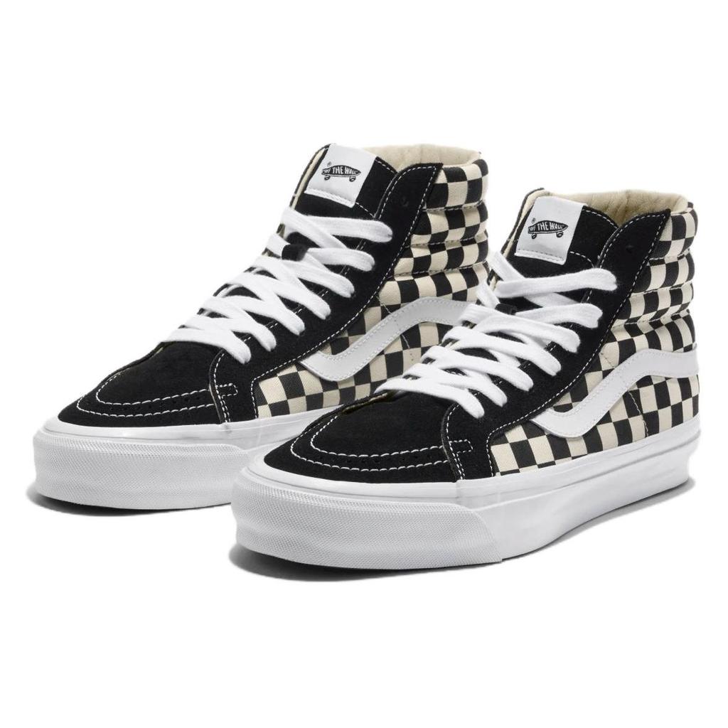 Vans Sk8-Hi Reissue 38 Checkerboard - Black Off White Unisex Sneakers VN000CR02BO