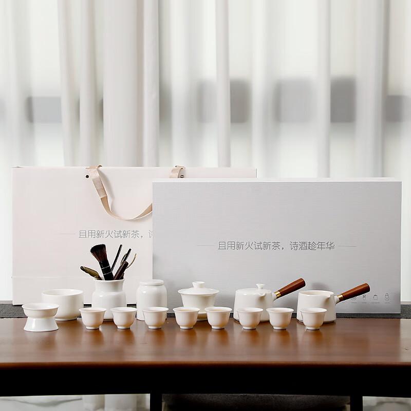 Ailan Huijia White Porcelain Kung Fu Tea Set