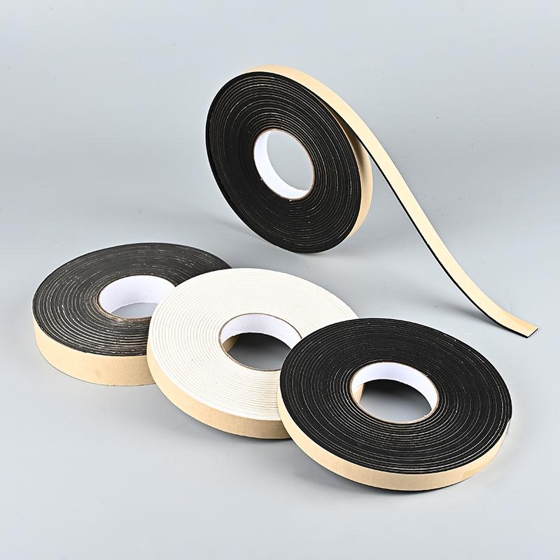 Black EVA Shockproof Soundproof Adhesive Foam Tape Roll