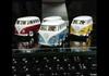 FunnyWagen 4 Metallic Set of 4 Bus, Colors,