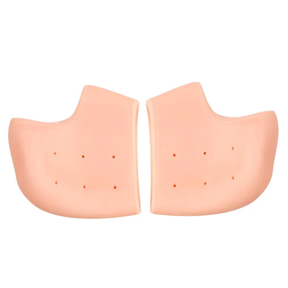 2pcs/4pcs Silicone Heel Protector Spurs Cracked Feet Plantar Fasciitis Gel Thick Heel Pad Pain Relief Foot Care Products