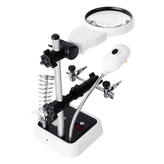 

Yousheng 3,5X 5X 8X сварочная лупа светодиодный широкий инструмент для ремонта профессиональная сварочная вспомогательная лупа для сварки