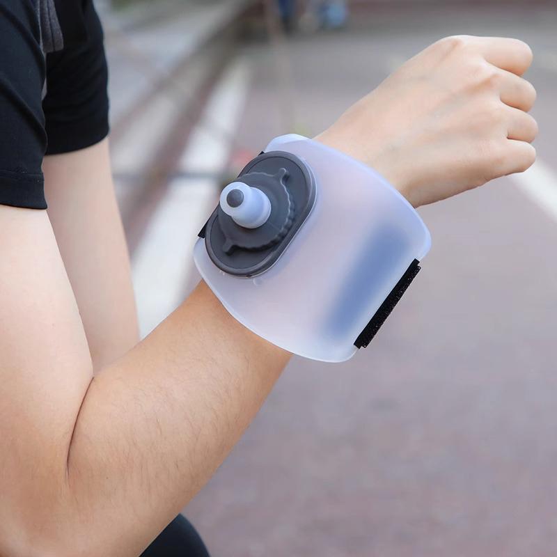 7Oz Mini Running Wrist Water Bottle Kettle Holder Wrist Storage Hydration Pack Soft Flask For Marathon Riding Fitness Climbing