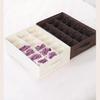 Oxford Cloth 18-Compartment Drawer Organizer for Socks & Underwear