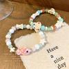 Unique Frog Ceramic Beaded Bracelet Sweet Summer Style Ideal For Travel Friendship And