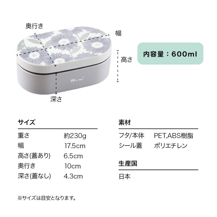 Patterns Lunch Omena [2025] Wpc. Box, Pink, W131-530-204