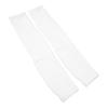 Football Leg Sleeve Long Compression Leg Sleeve Sports Cycling Leg Sleeves Over The Knee for Men Women Polyester One Size White