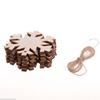 10pcs Party Supplies Gift DIY Christmas Decor Wood Tree Ornaments Pendant Decorations