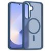 For Samsung Galaxy S25/S24 Magnetic Case TPU Frame Acrylic Back Phone Cover Skin Touch
