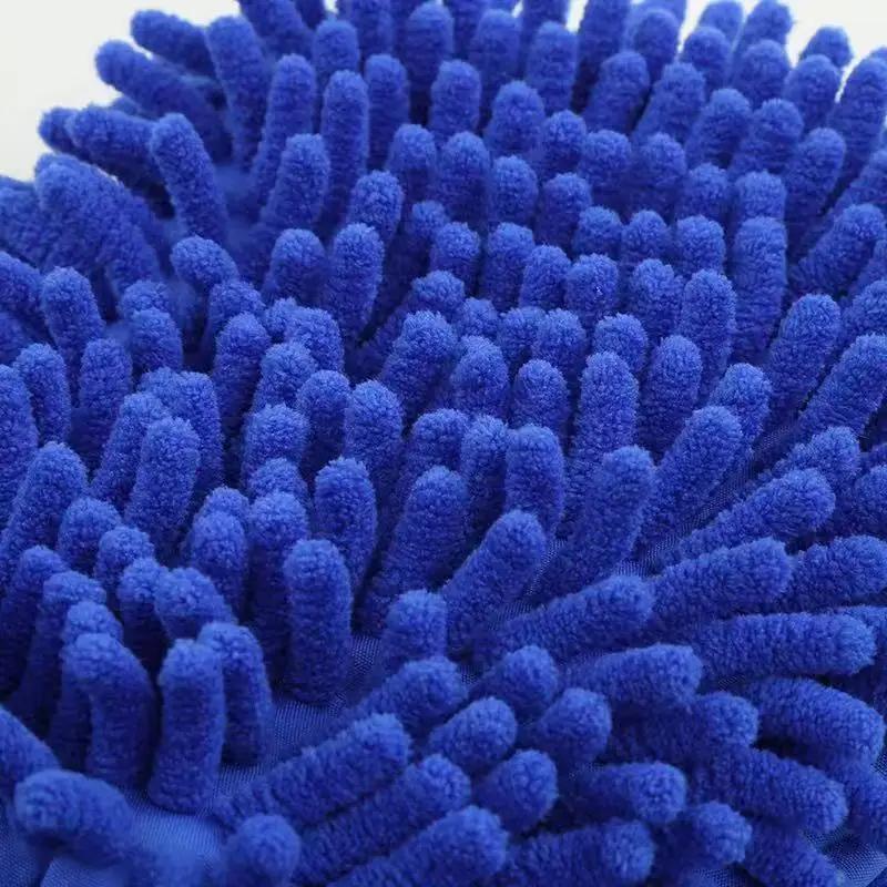 Luvas de lavagem de carro Luvas de chenille Panos de pelúcia Espessados Dupla face Suprimentos para carro Ferramentas de limpeza Acessórios para automóveis Detalhamento de carros
