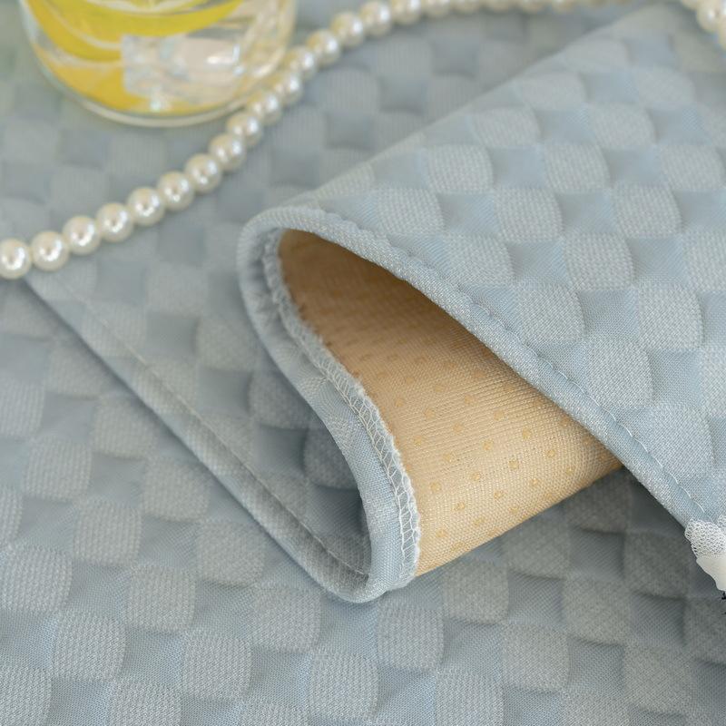 Cool Ice Silk Special-Shaped Sofa Cushion  New Fixed Non-Slip Summer Mat Seat Cushion Irregular Sofa Cover