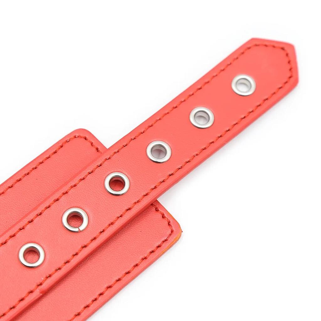 Bondage Set BDSM Kit of Adjustable Leather Handcuffs Sex Toys with Cross Lock for Men Women Fetish Adult Games Erotic Accessory