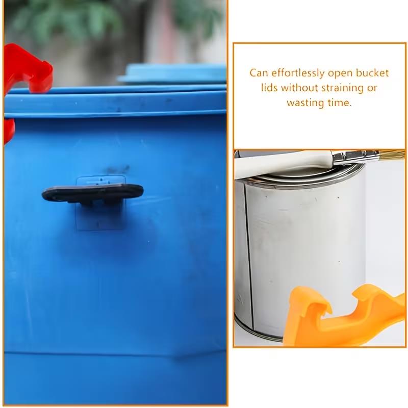2pcs Plastic 5-Gallon Paint Can Opener – Lightweight Durable Wrench, Easy Grip for Home & Industry