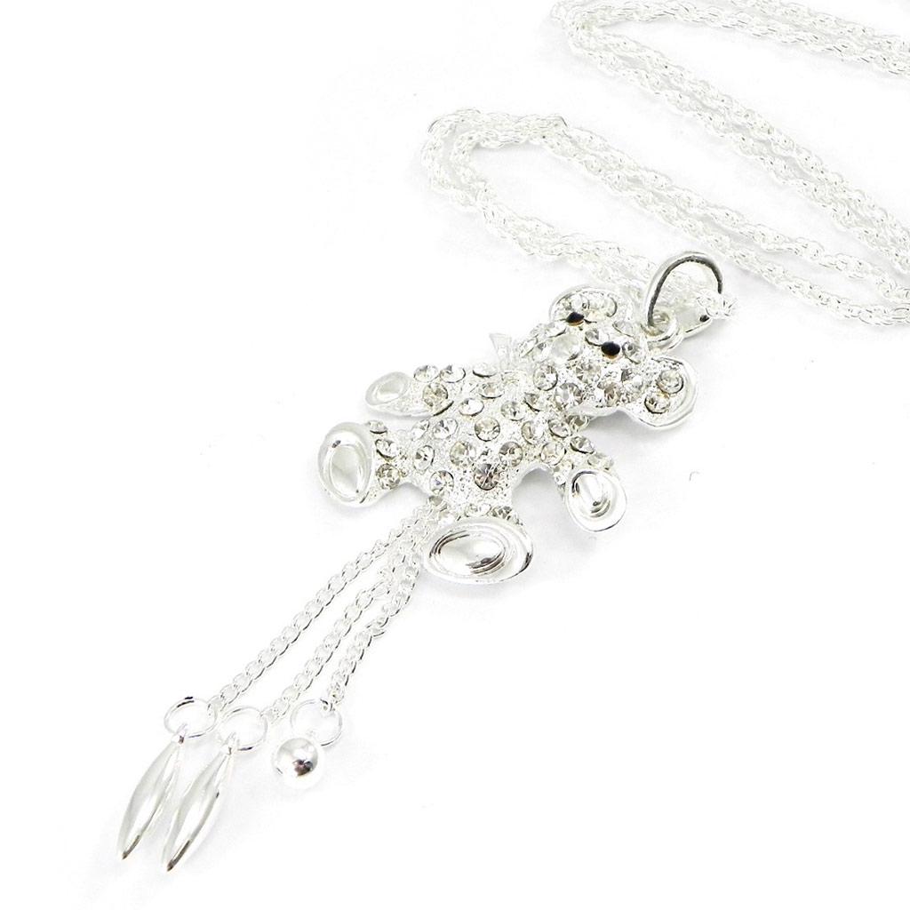 Les Trésors De Lily [I2717] - Sautoir Créateur 'Teddy' Blanc