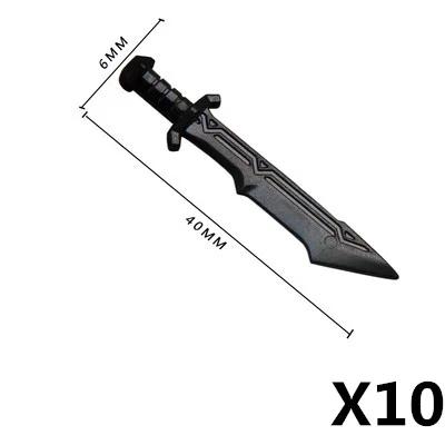 Militär Bausteine Mittelalter Mittelalterlicher Soldat Spartaner Krieger Kreuzritter Ritter Figuren Waffen Schwert Speer Armbrust MOC