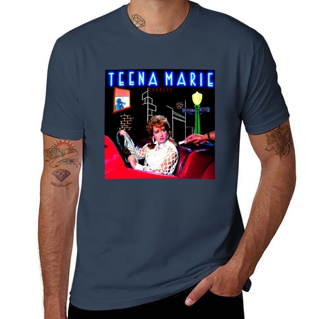 Teena Marie T-shirt Men T Shirt Cotton 100% T Shirts For Man Slim Fit Cotton T Shirt Man T-shirt