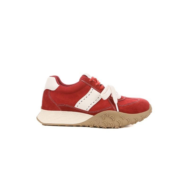 Leather Version 7cm Arch Support~ Inner Height Increase Popcorn Thick Bottom Leisure Sports Women