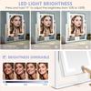 Makeup Mirror with Lights Vanity Mirror with 3 Lighting Modes Light Up Mirror Touch Sensor USB Powered 360 Rotatable Metal Fram