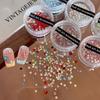 100Pcs 1.5-3Mm Glass Crystal Non Hotfix Rhinestones Craft Supplie Flatback Glitter Stones Nail Art Decorations Diy Accessories