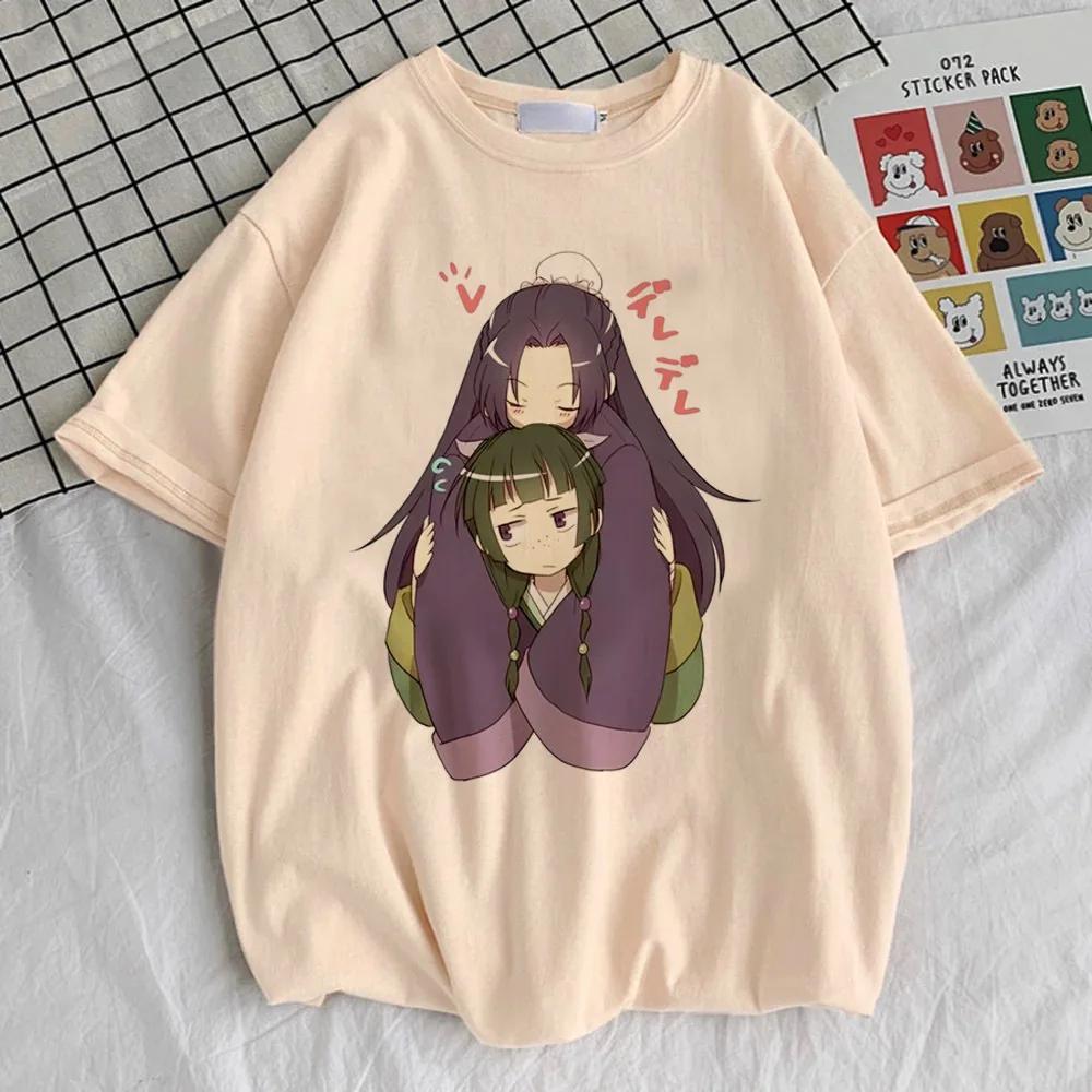 Kusuriya No Hitorigoto T-skjorte Dame Y2k Grunge Kawaii Komfortabel Fargerik T-skjorte Dame 2000-tallet Grunge Klassisk Hip Hop Harajuku