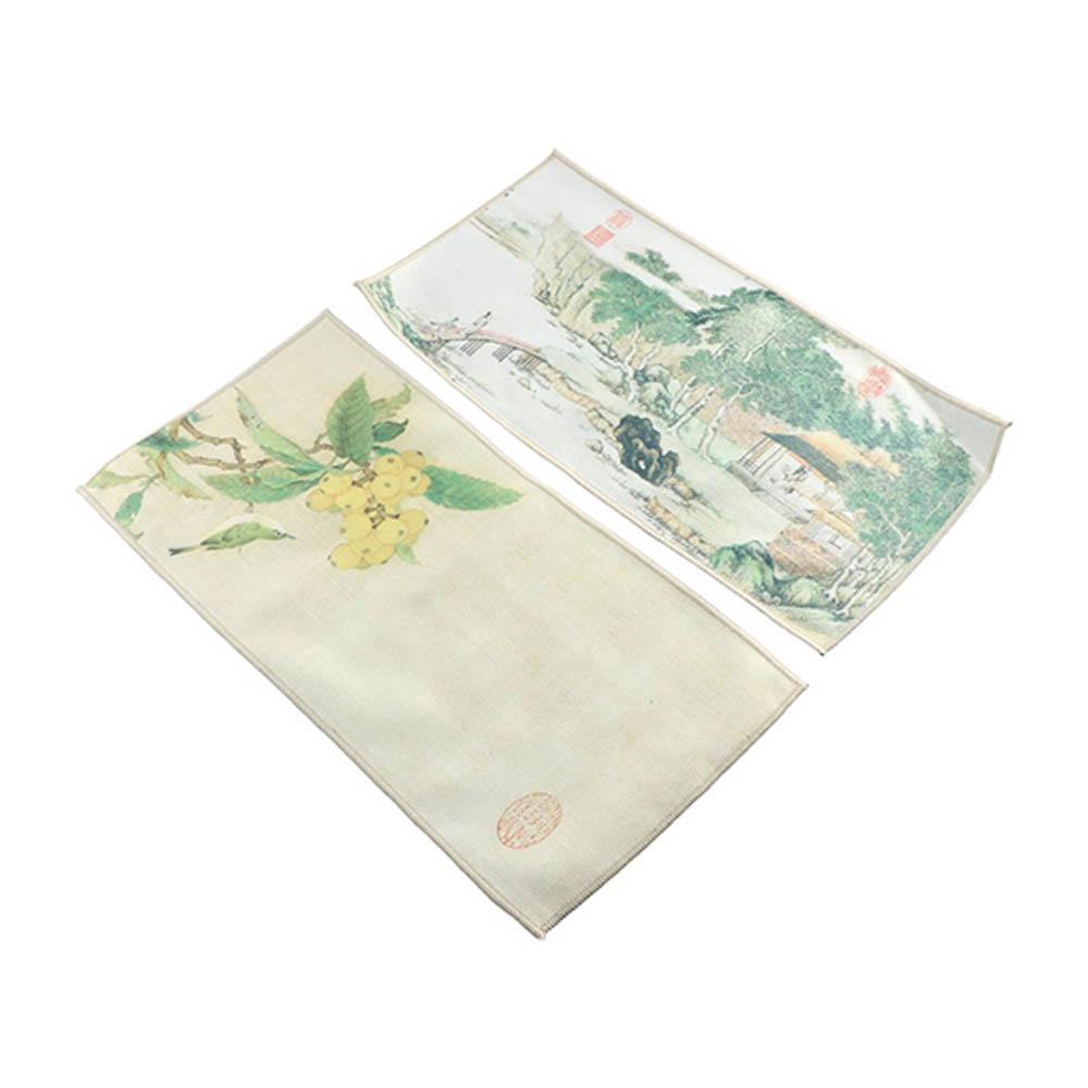 Chinese Household High-end Tea Set Accessories Professional Tea Towel Tea Napkin Table Mats Rag