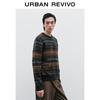 UR Herren Retro Colorblock Jacquard Strickpullover