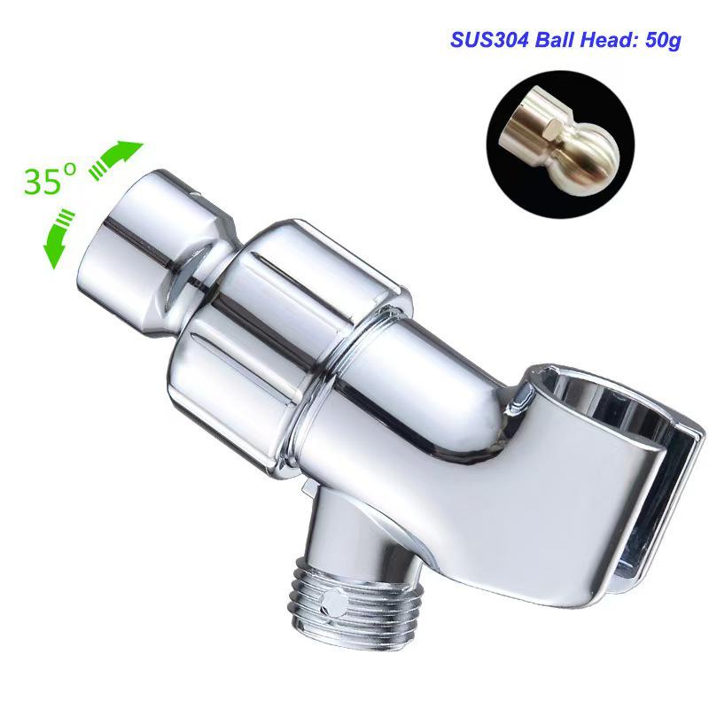 

Подвижный душевой переключатель в американском стиле с основанием-держателем и регулируемым крючком
