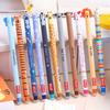 Erasable Pen 0.7mm Black Ink Pen with Skin-Friendly Soft Grip Cute Animal Caps