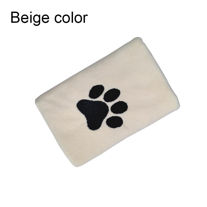35*75cm/50*100cm Microfiber Pet Bath Towel Embroidered Super Soft Absorbent Cat For Dogs Blanket Grooming Supplies