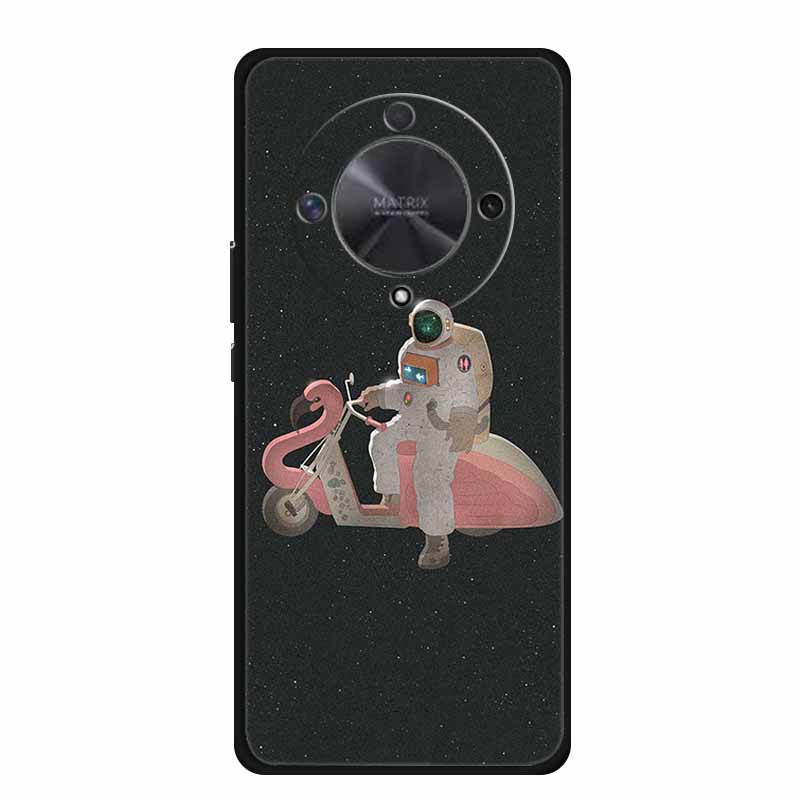 Gift Phone Cases for Honor X9a TPU Soft Silicone Back Cover for Huawei Honor X9 X 9A Funda Honor X9b X 9 a b Coque Spaceman Moon