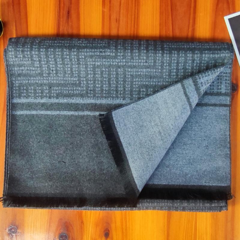 Luxury Design Men Scarf Foulard Plaid Scarves Shawls Fashion Casual Winter Cashmere Warm Scarfs Neck Wrap Male Bufandas Hombre