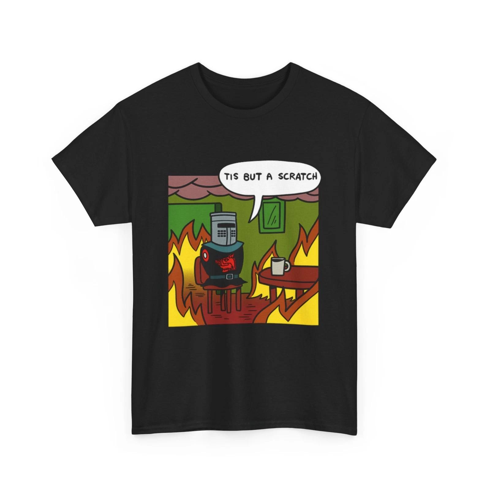 

Black Knight fine Shirt | Warrior T-Shirt - Tis but a scratch T Shirt S
