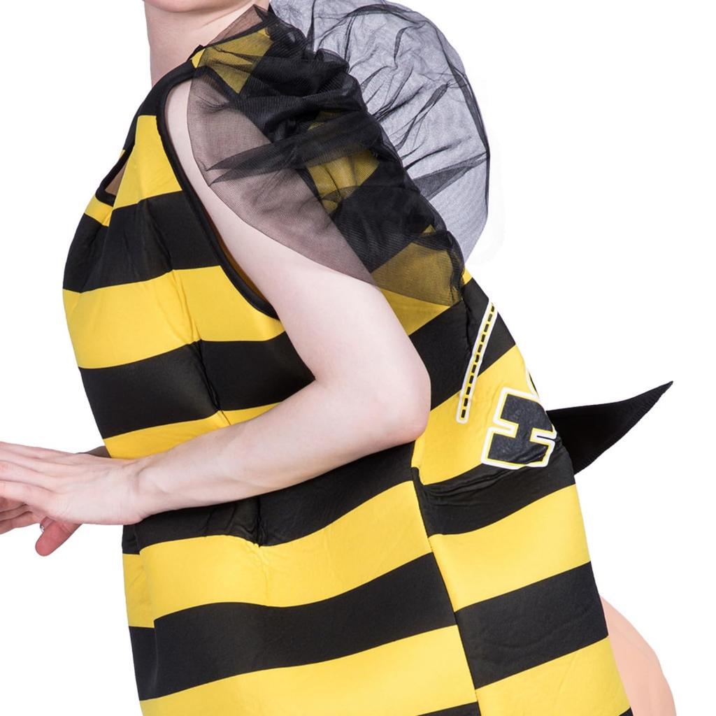 COSSA Halloween Funny and Hot Dog Bean Adult Costumes Banana, Pea, Vegetable, Costumes, Costumes, Unisex, (Honeybee)