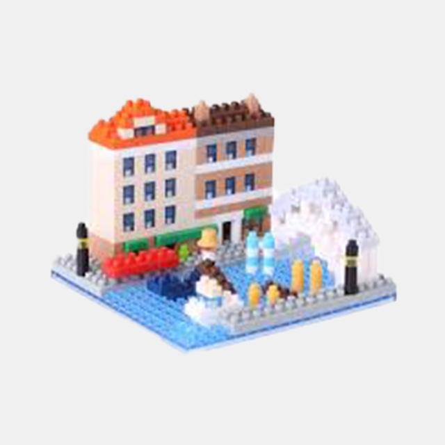 

[Bandai] Nanoblock Venice Canal Miniature Building Set