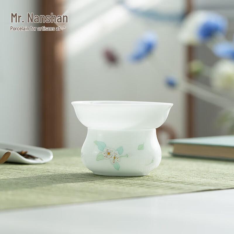 Nanshan Xiansheng Ceramic Gongfu Tea Strainer