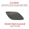 For BMW E92 E93 Car Front Bumper Headlight Washer Spray Cover Cap Accessory For BMW 3 Series Coupe 318 320 328 330i 20107-2013