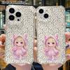 Phone Case: 2D Flat, Fits iPhone 18 17 16 15 14 13 Pro, Transparent Four Corner Protective Case, Cat Ear Girl, Christmas and Halloween Gifts