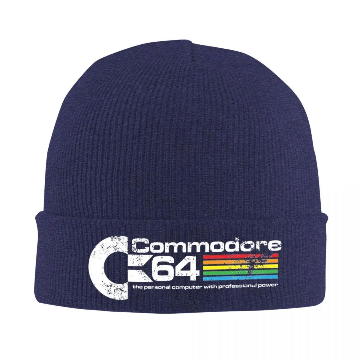 

COMMODORE 64 Computing Knitted Caps Women Men Beanie Autumn Winter Hot Sale Hat Acrylic video games code nerds Warm Melon Cap
