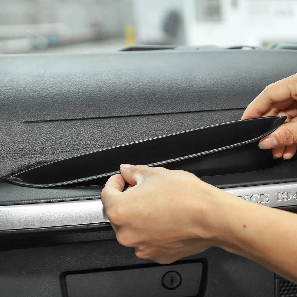 Savadicar GrabTray Passenger Storage Tray Organizer Grab Handle Accessory Box For 2011-2018 Jeep Wrangler JK JKU 2/4 Door, Interior Accessories,