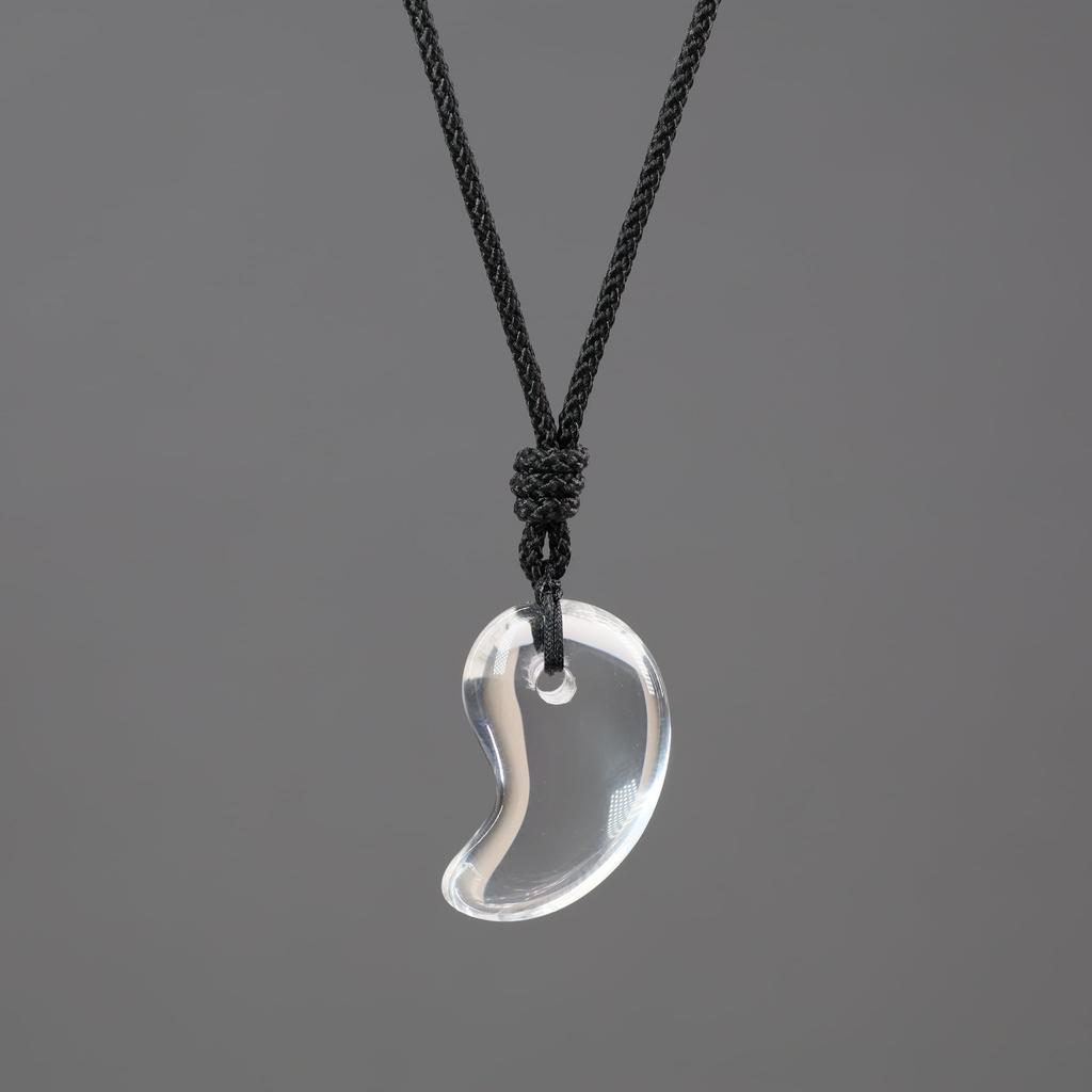 Crystal Purification and Good Luck Charm Magatama Adjustable for Men and Women [KOAI] Pendant/Necklace, Length,