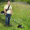 52CC 2-Stroke Gas Powered Lawn Mower with Ergonomic Handle, Powerful Engine Weed Trimmer Lawn Mower, Gas Powered Hedge Trimmer, Weed