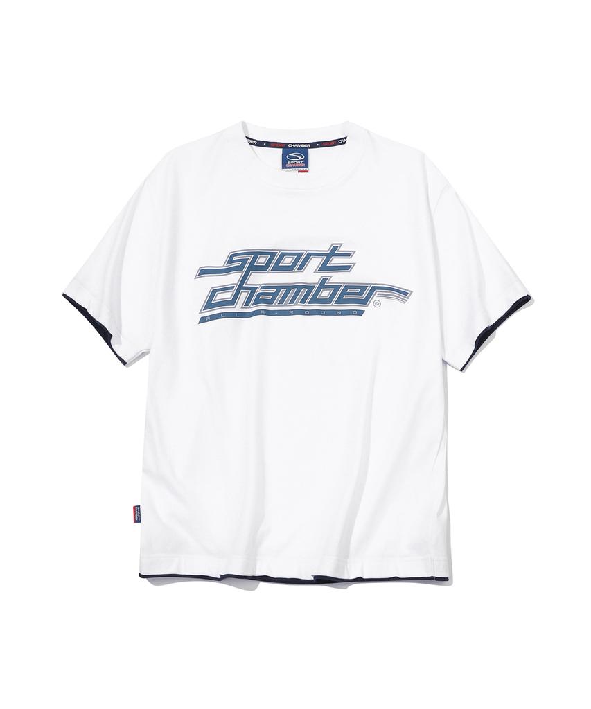SPORT CHAMBER Sc Pulse Logo T-Shirt (White)