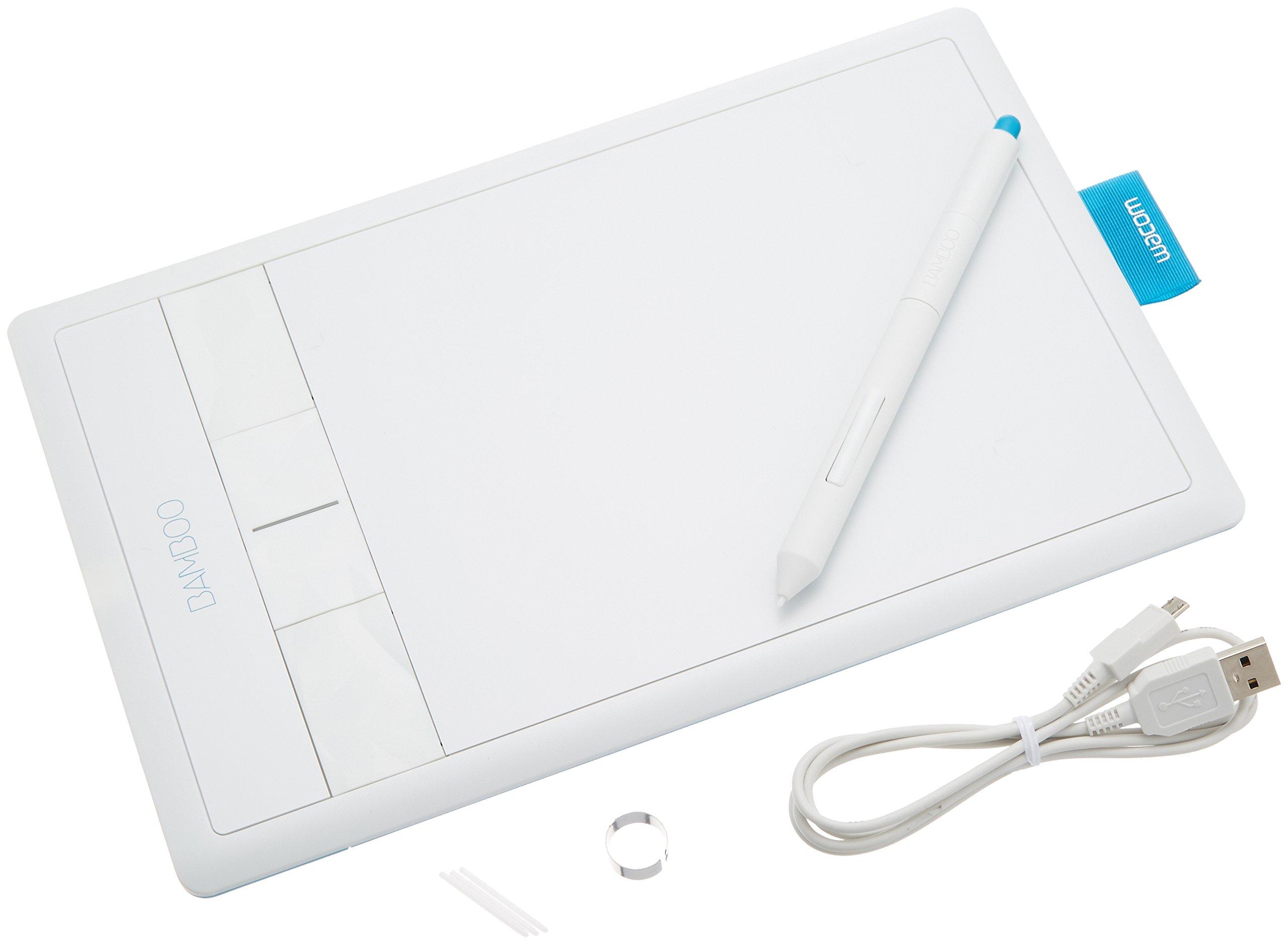 

Wacom Small White Pen Tablet with Illustrator Mini and Comic Studio Bamboo Comic Mini, CTH-470/W2