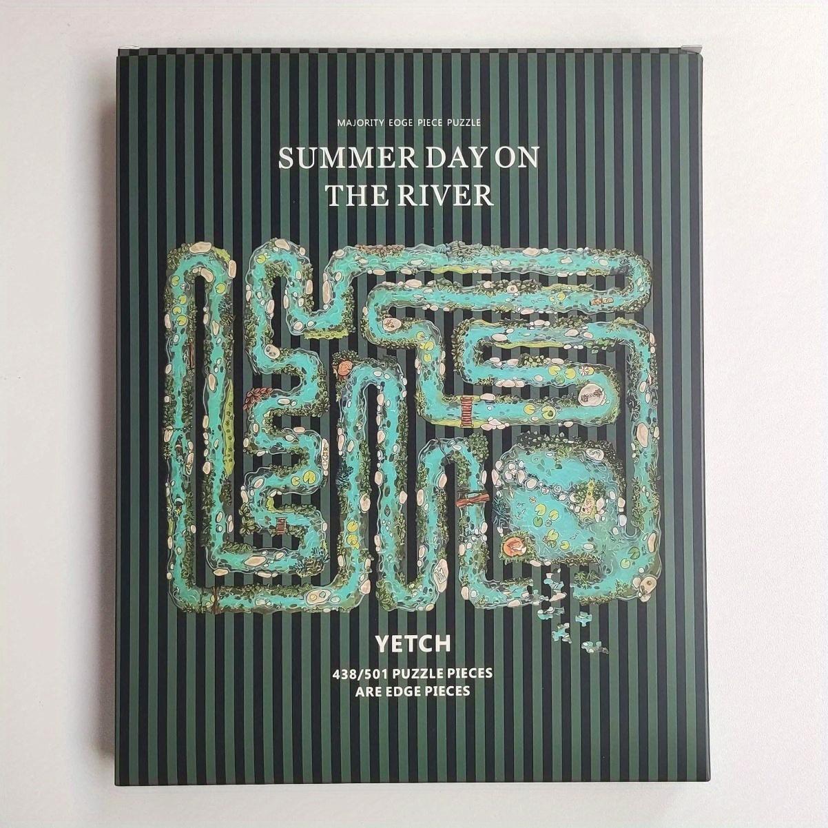 

Игра-пазл, Уникальный пазл на тему реки, Летний пазл, Волшебный пазл, Пазл про рыбалку, Веселая игра для семейного досуга, Игра для двух взрослых 1set