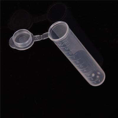Contenitore per campioni di provette da laboratorio per centrifuga in plastica da 20 pezzi da 10 ml con tappo