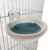 Yousheng Birds Nest for Cage Cotton Rope Breeding Nest Bed Hatching House Hanging Birds Bed with Metal Fixings for Cockatiel Parakeet Conure Budgie