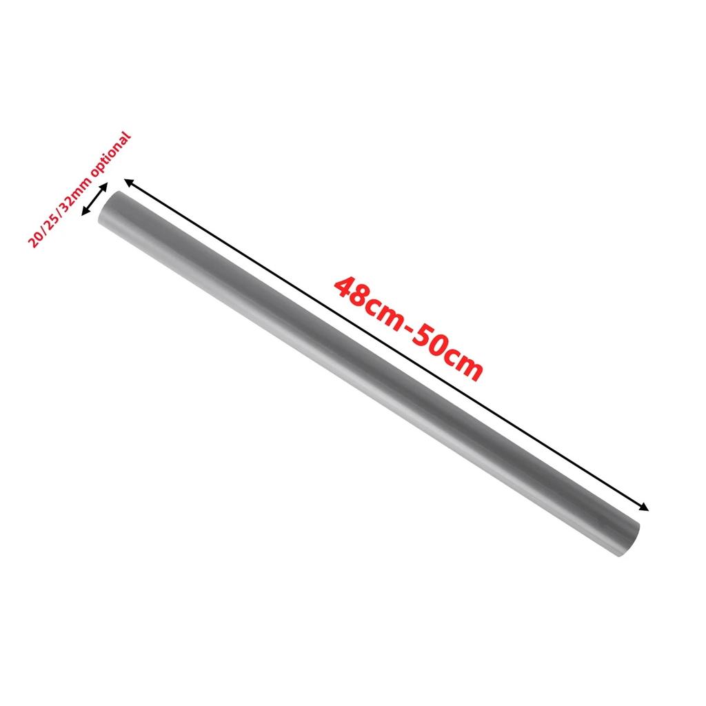 2Pcs PVC Pipe Fittings OD 20/25/32mm Tube Lenght 48-50cm DIY Fish Tank Garden Irrigation Plastic Drainage Plumbing Accessories