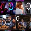 On-Site Fill Light Mobile Phone Rgb Ring Light Anchor Selfie Tiktok Beauty Light Photography Tripod